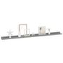 Voir la diapositive 3 : VIDAXL Etageres murales 4 pcs Gris 115x9x3 cm