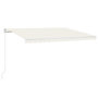 Voir la diapositive 2 : VIDAXL Auvent manuel retractable 400x350 cm Creme