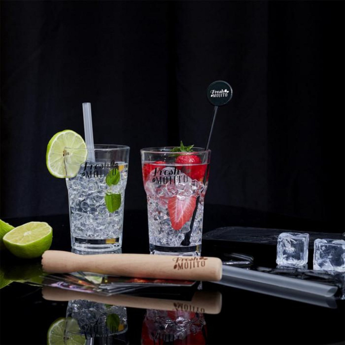 Paris Prix Coffret Mojito Avec Recette  Fresh  40cm Multicolore
