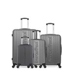 AMERICAN TRAVEL AMERICAN TRAVEL - LOT DE 4 - Valises grand format, weekend, cabine et cabine XXS SPRINGFIELD. Coloris disponibles : Bleu, Gris, Rouge, Violet, Noir, Rose