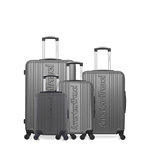 AMERICAN TRAVEL AMERICAN TRAVEL - LOT DE 4 - Valises grand format, weekend, cabine et cabine XXS SPRINGFIELD. Coloris disponibles : Rouge