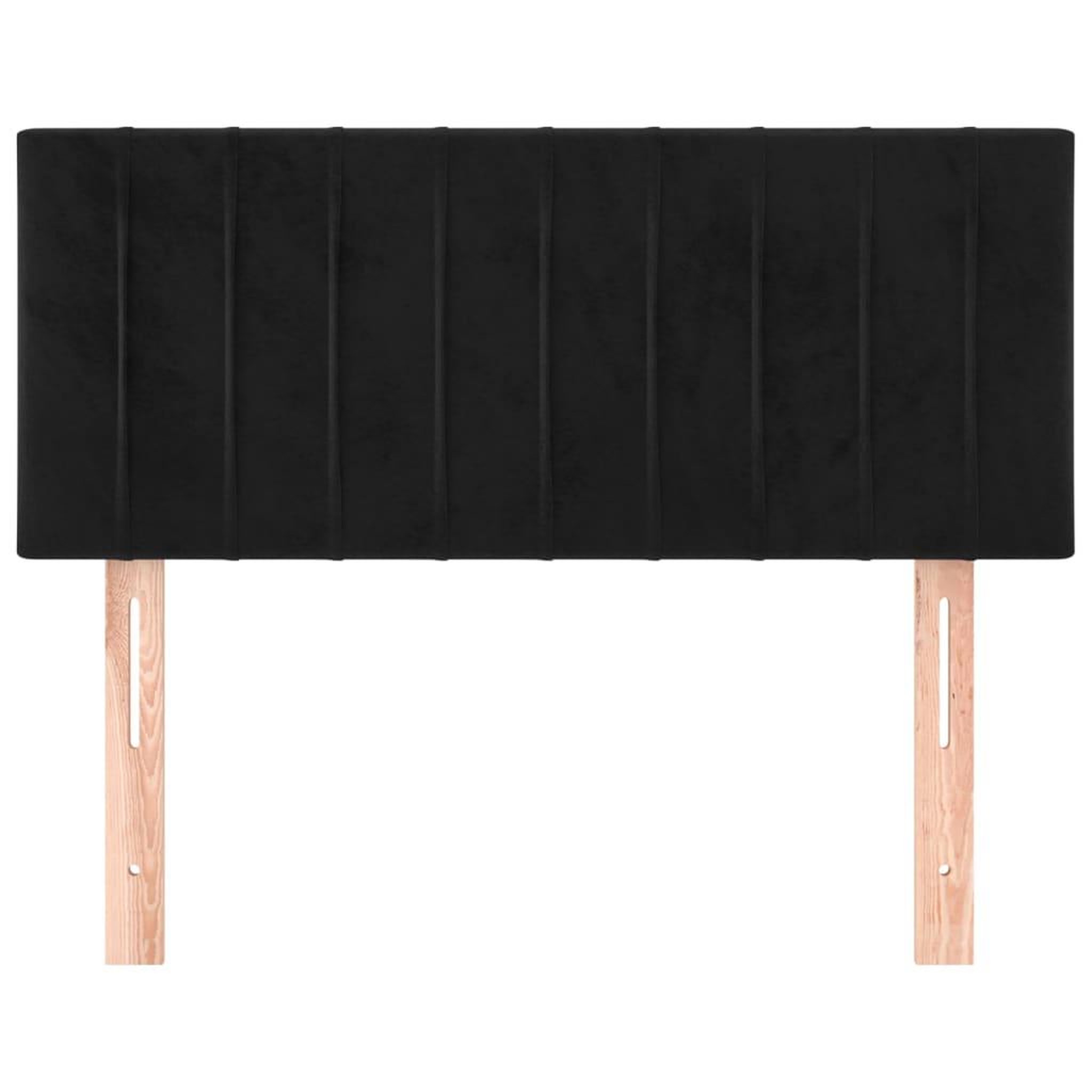 Voir la diapositive 3 : VIDAXL Tete de lit Noir 90x5x78/88 cm Velours