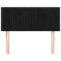 Voir la diapositive 3 : VIDAXL Tete de lit Noir 90x5x78/88 cm Velours