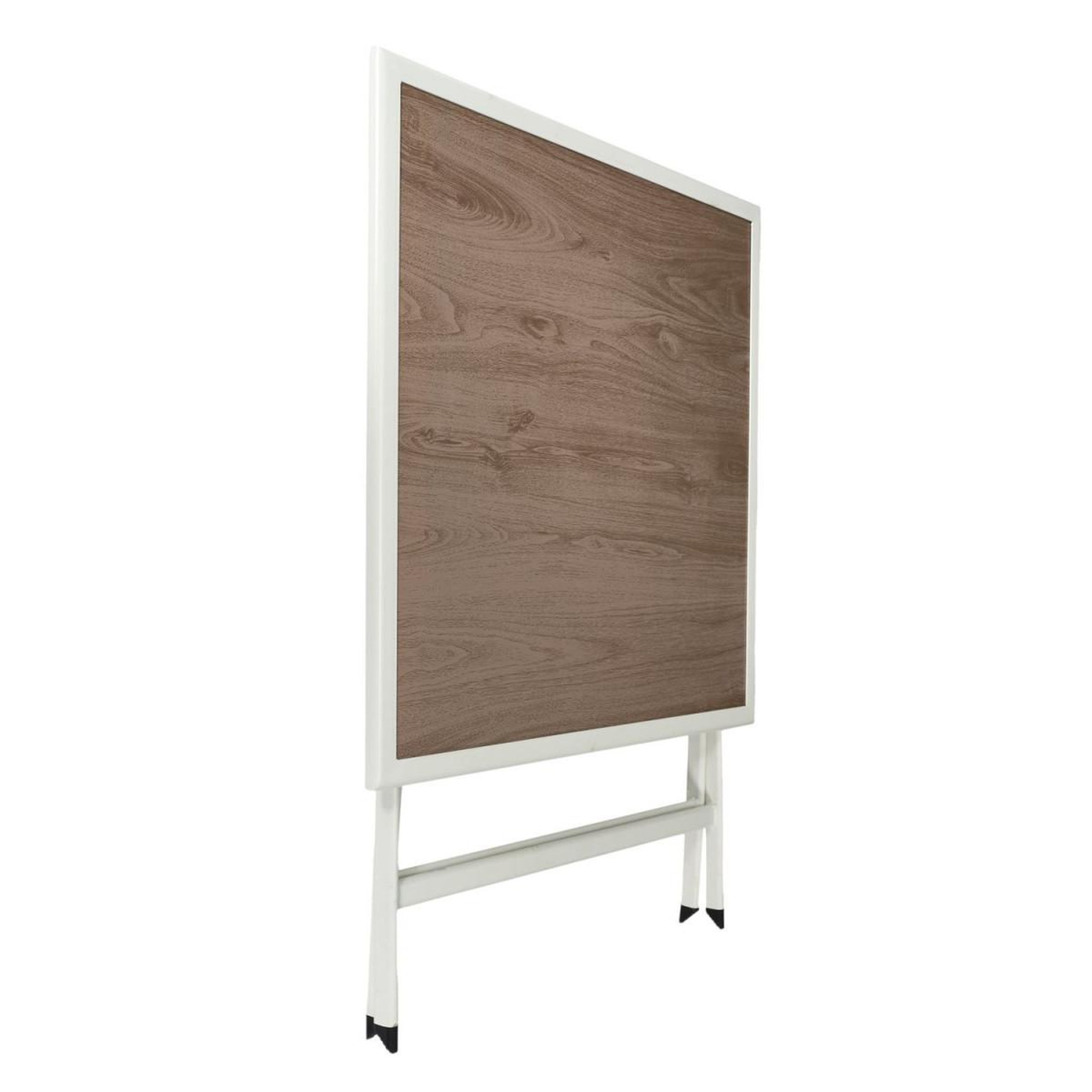 Voir la diapositive 4 : The Home Deco Factory Table de jardin pliable  barcelone  70cm blanc & naturel