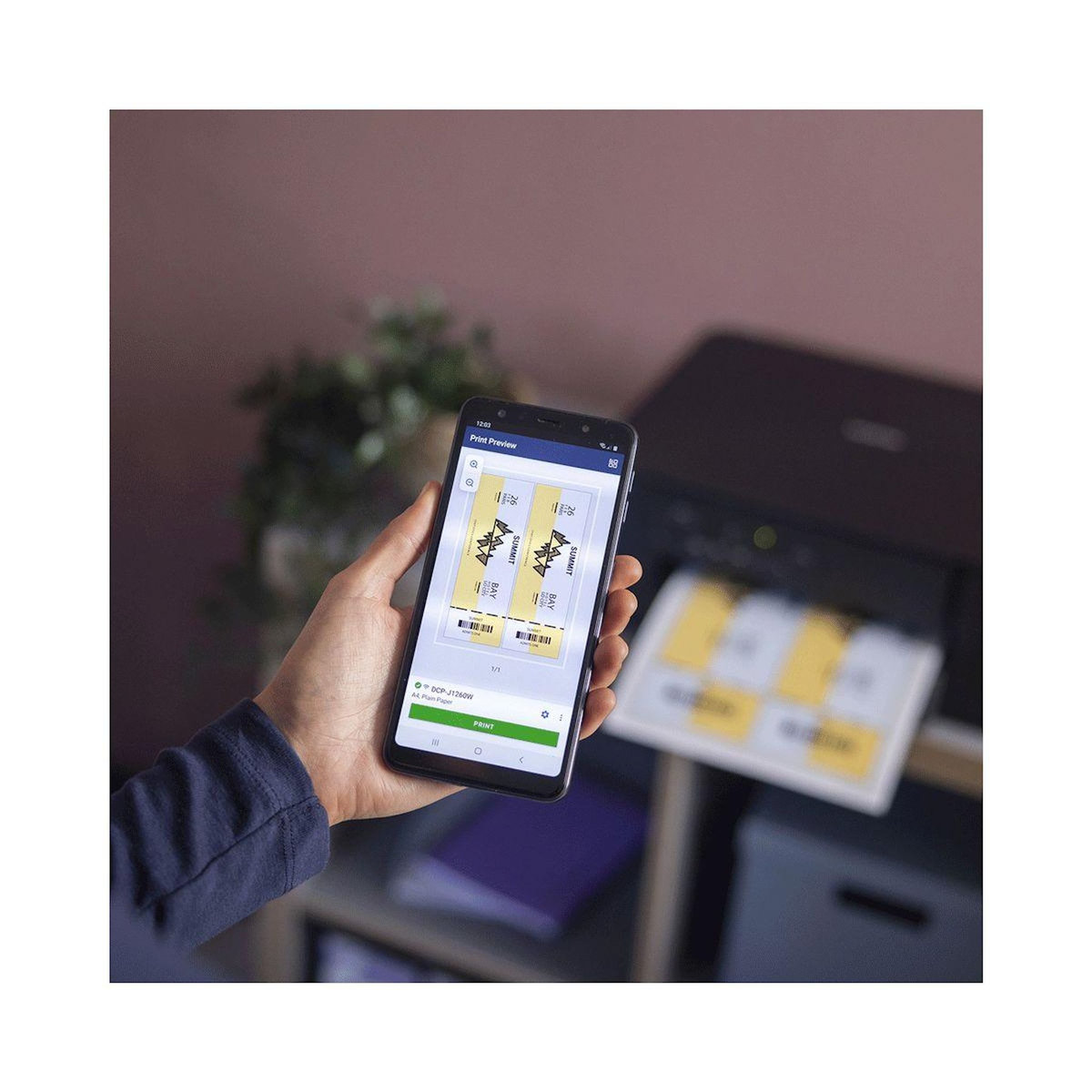 Brother Imprimante jet d'encre DCP-J1260W