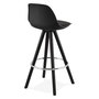 Voir la diapositive 4 : Paris Prix Tabouret de Bar Design  Edala  85cm Noir
