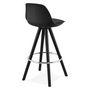 Voir la diapositive 4 : Paris Prix Tabouret de Bar Design  Edala  85cm Noir