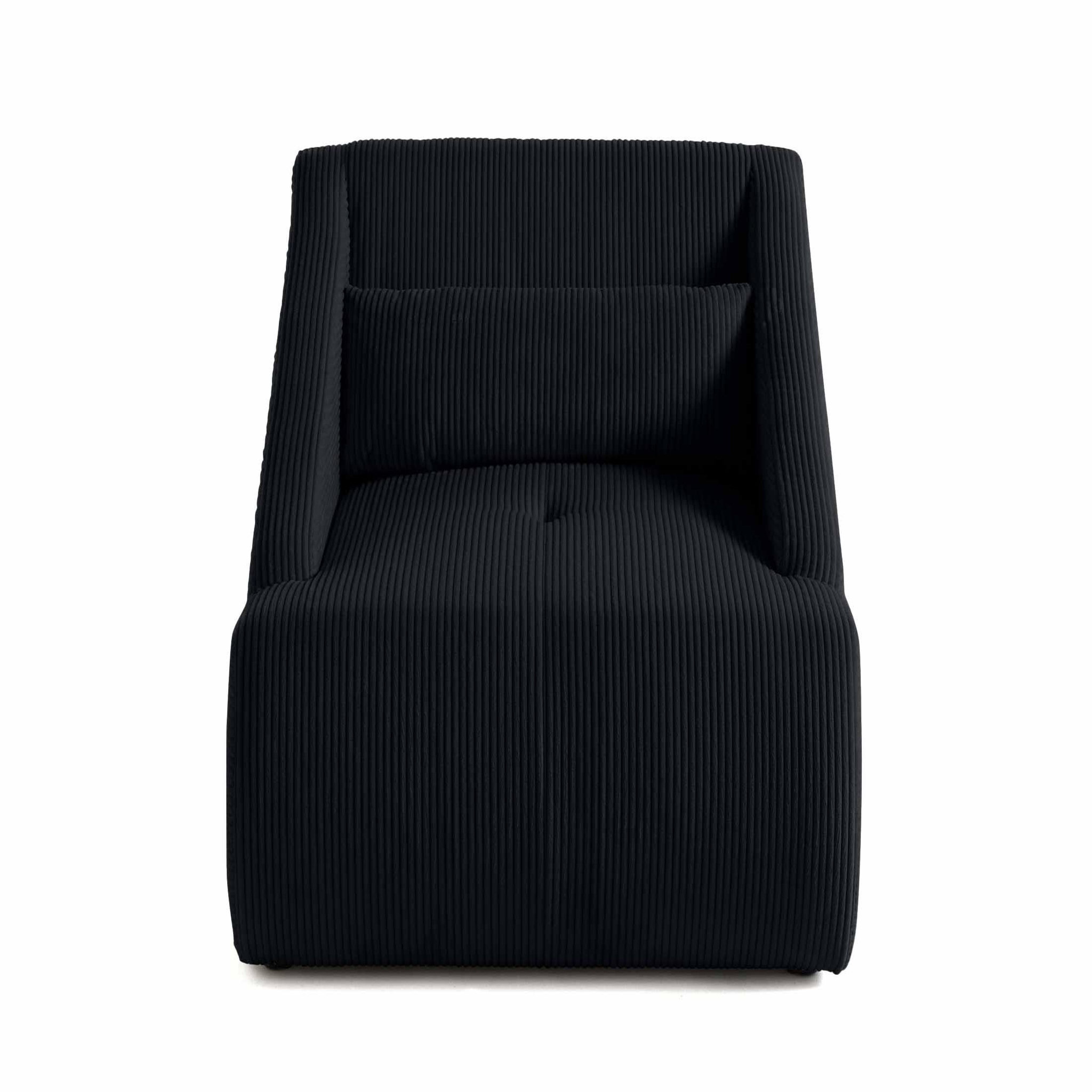 Voir la diapositive 1 : LISA DESIGN Onyx - fauteuil - en velours côtelé