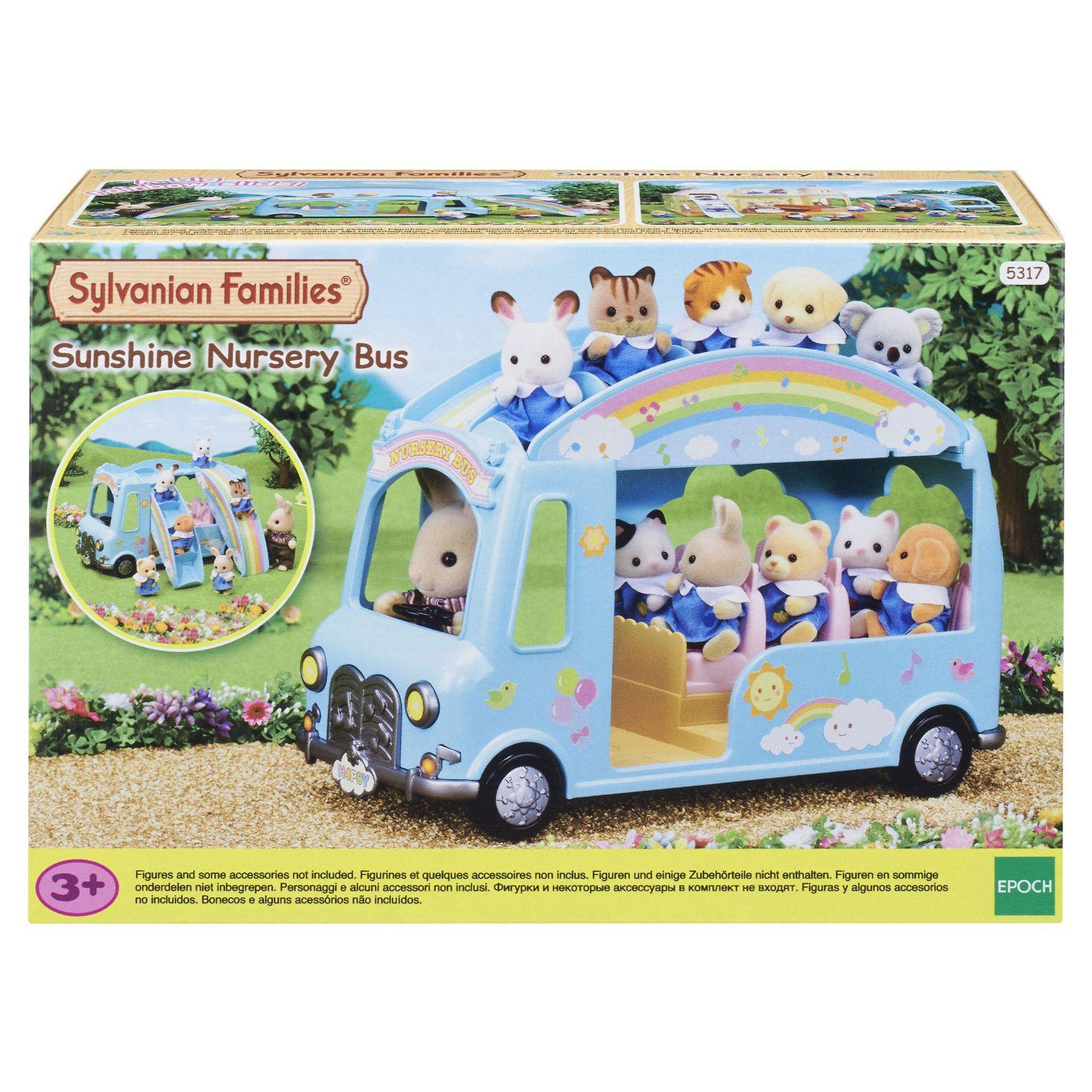 Voir la diapositive 1 : Sylvanian families 5317 - Le bus arc-en-ciel des bébés - Sylvanian Families