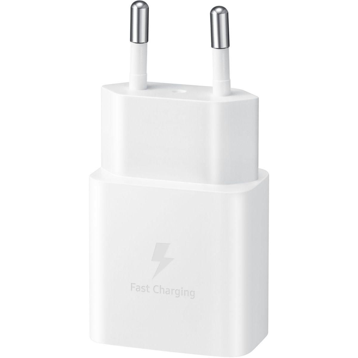 Samsung Chargeur secteur USB-C 15W + cable blanc