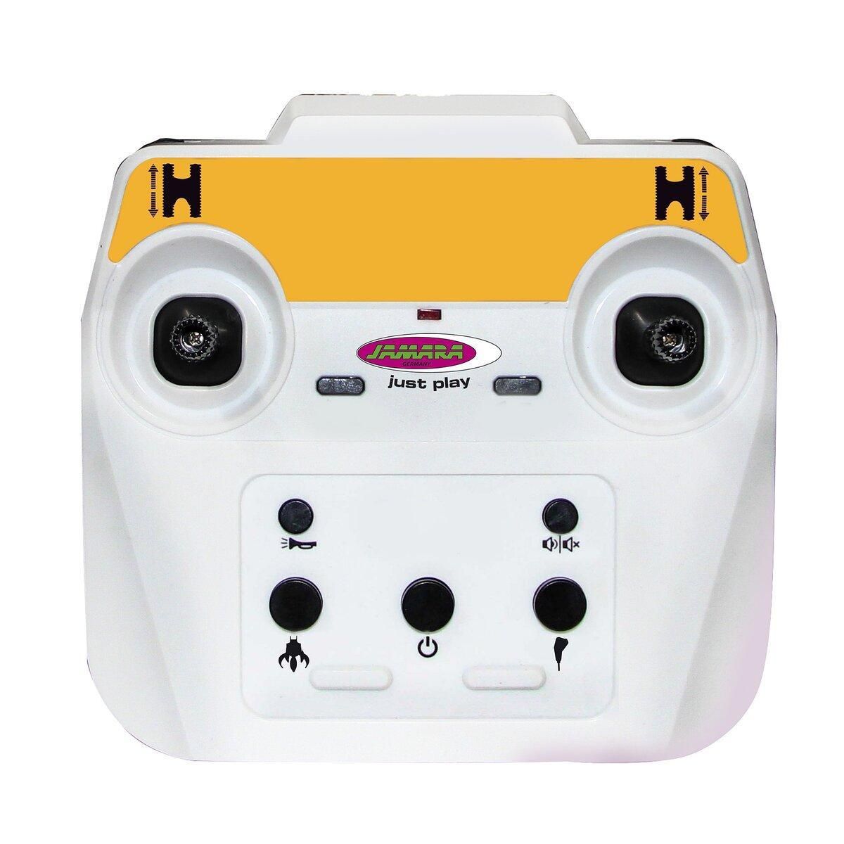 Jamara Excavateur Volvo EC160E Metal 1:16 avec prise de coquille et un marteau de démolition 2,4GHz