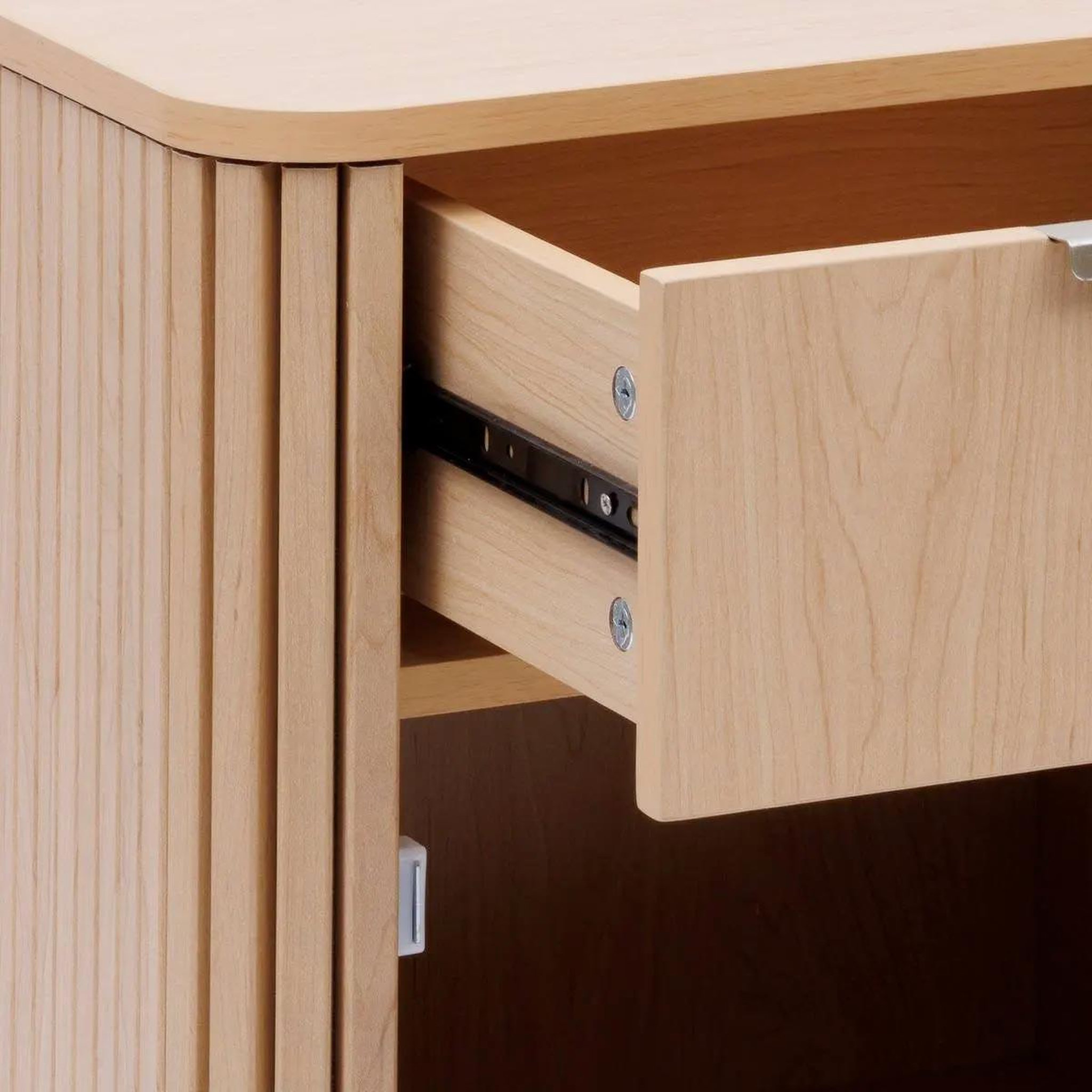 Voir la diapositive 3 : FIVE Meuble sous lavabo 2 portes  liora  80cm naturel