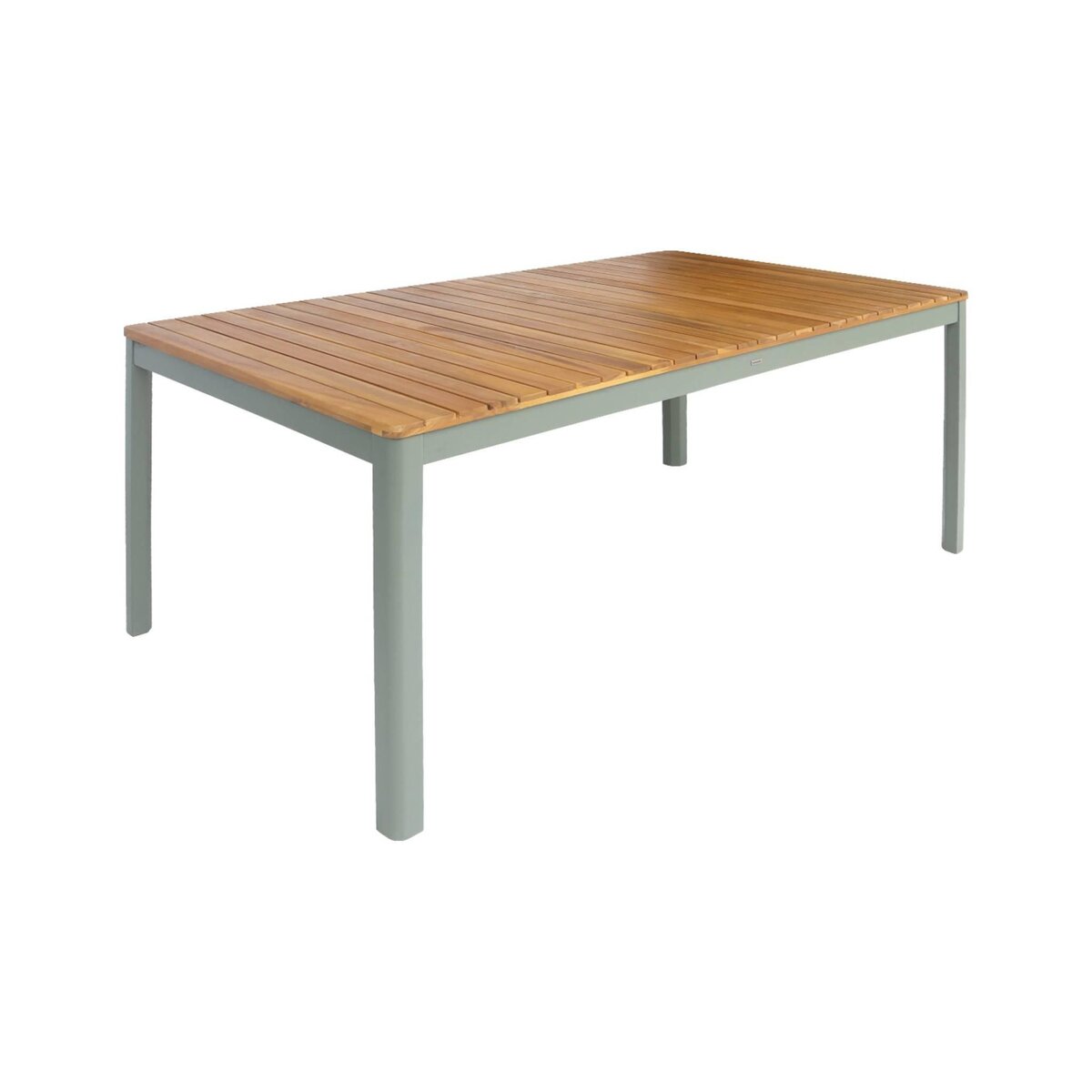 SWEEEK Table de jardin SENORA acacia avec coins arrondis, 8 places, 160 x 90 x 75 cm