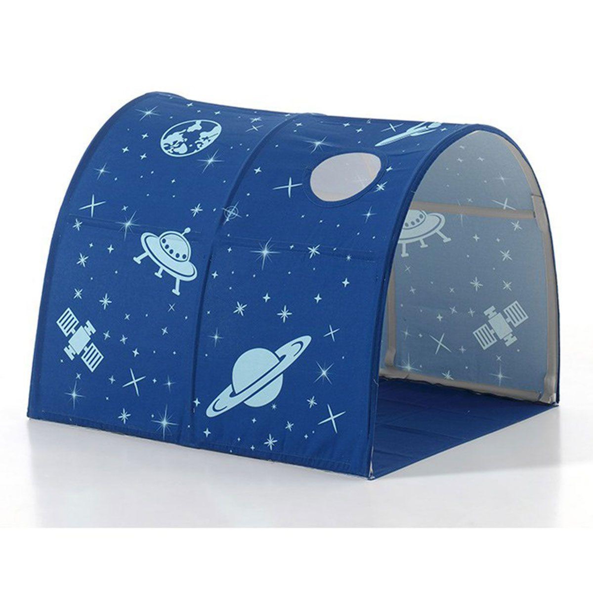Voir la diapositive 4 : Paris Prix Pack - lit enfant, toboggan, tente & tunnel  pino astronaute ii  blanc