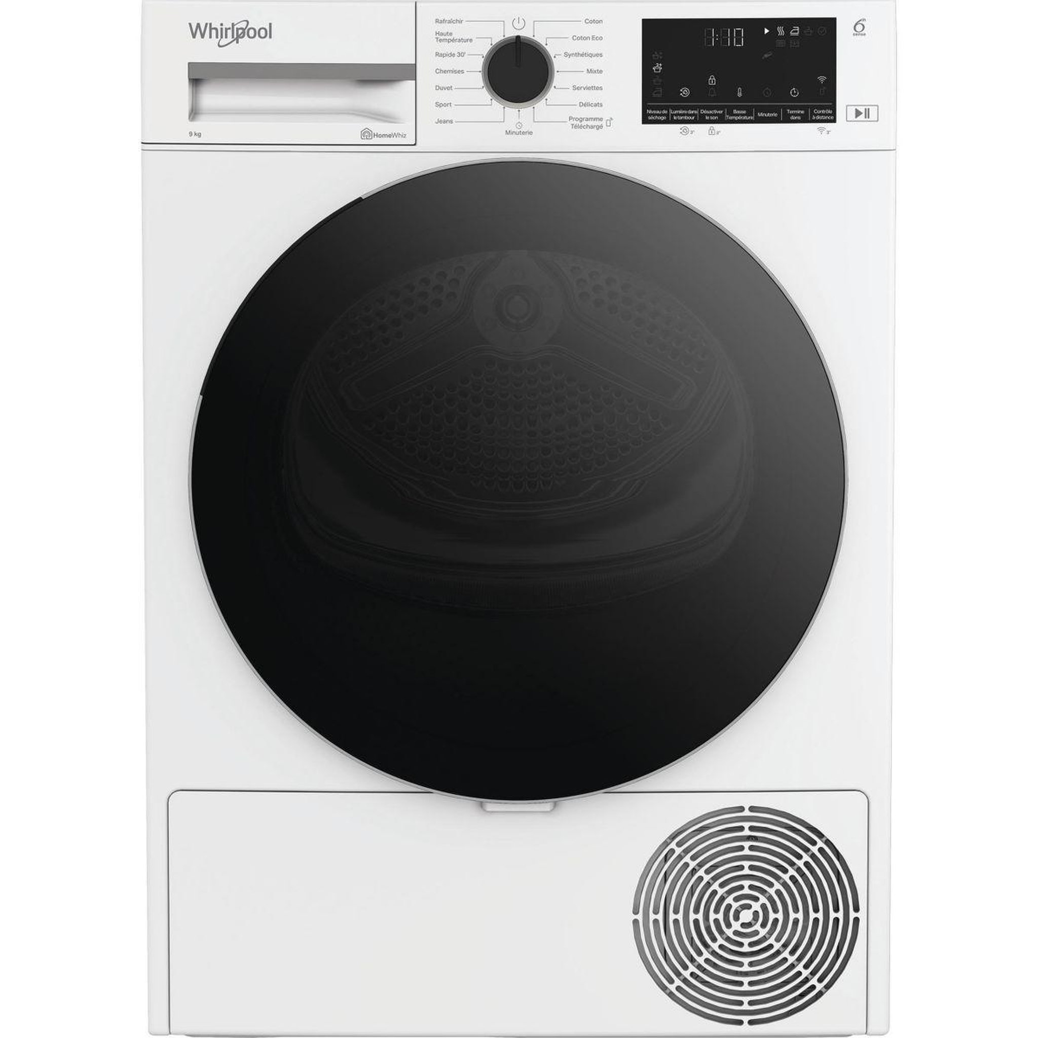 Whirlpool Sèche linge pompe à chaleur CWD93MWBSFRX