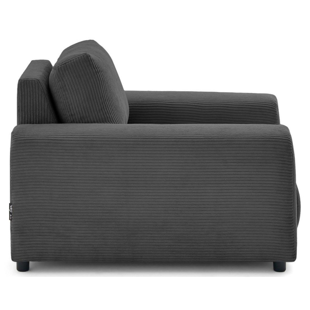 LISA DESIGN Garance - fauteuil en velours côtelé