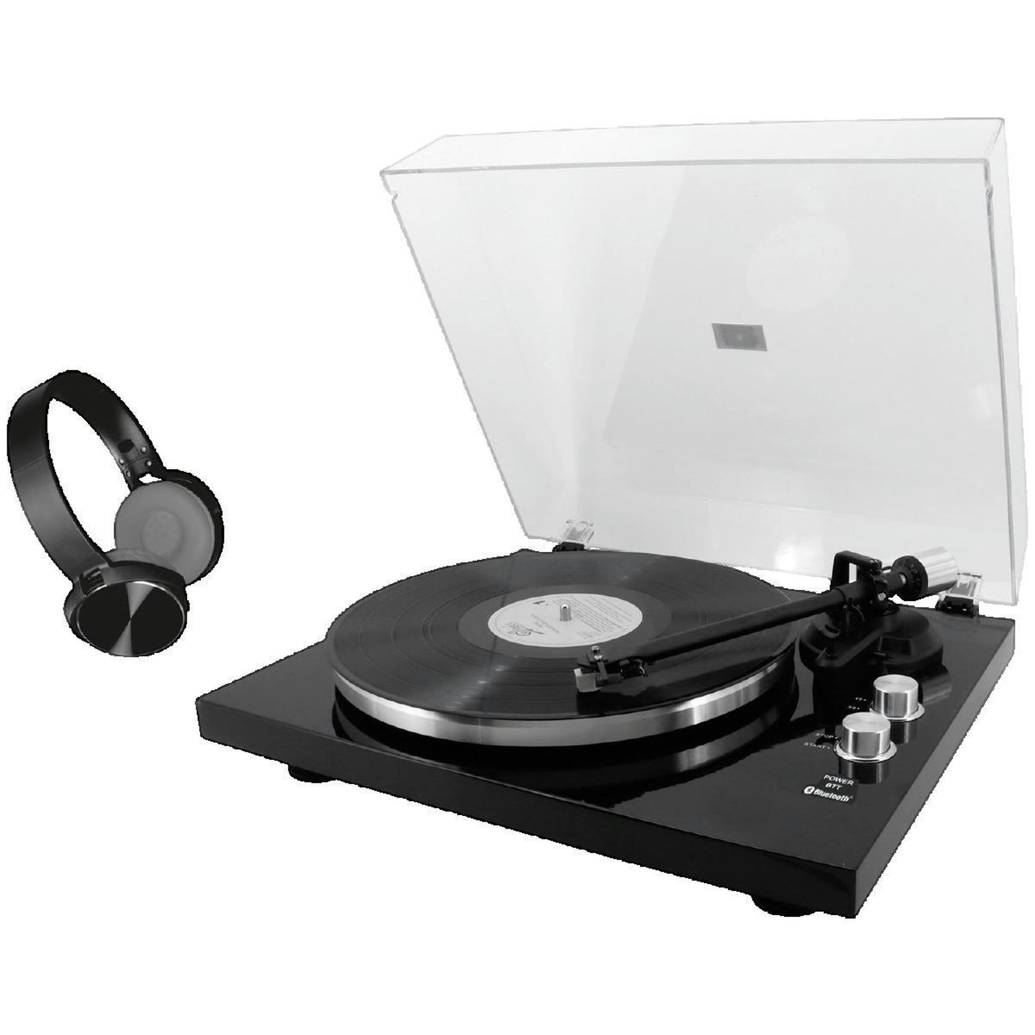 Voir la diapositive 2 : PLATINET Platine vinyle Aster PL790SW Bluetooth