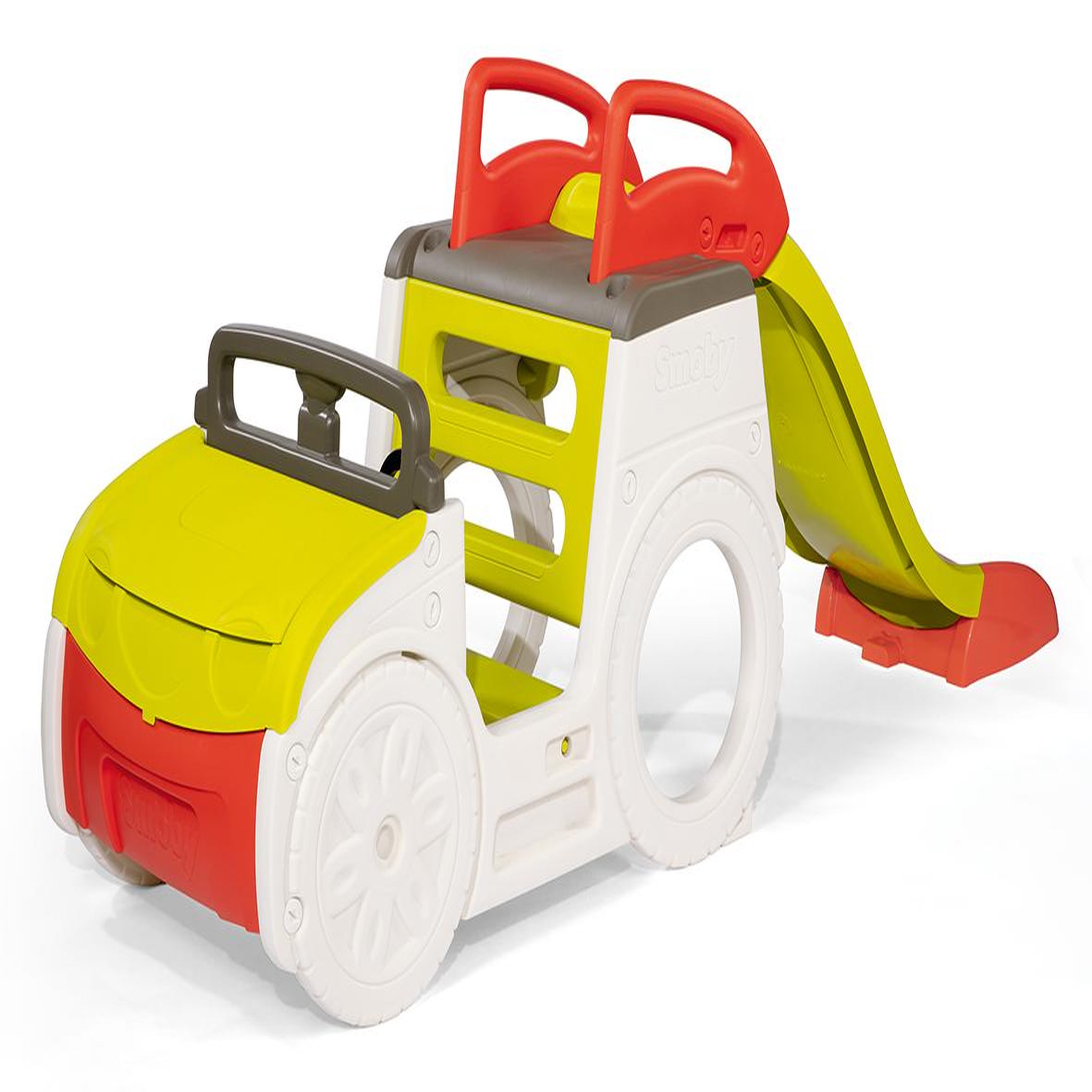 SMOBY Aire de jeu Adventure Car avec Toboggan