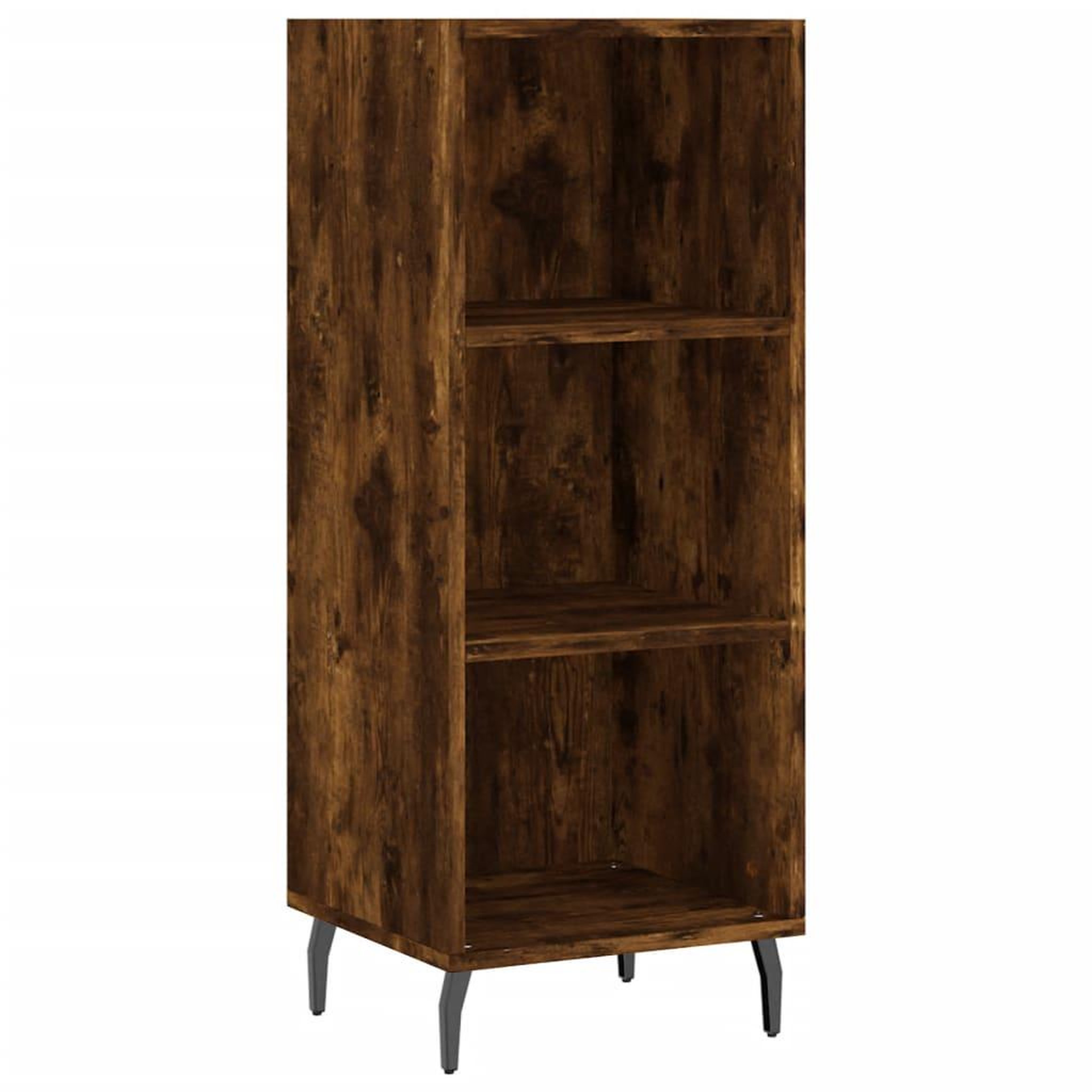 Voir la diapositive 2 : VIDAXL Buffet chene fume 34,5x32,5x90 cm bois d'ingenierie