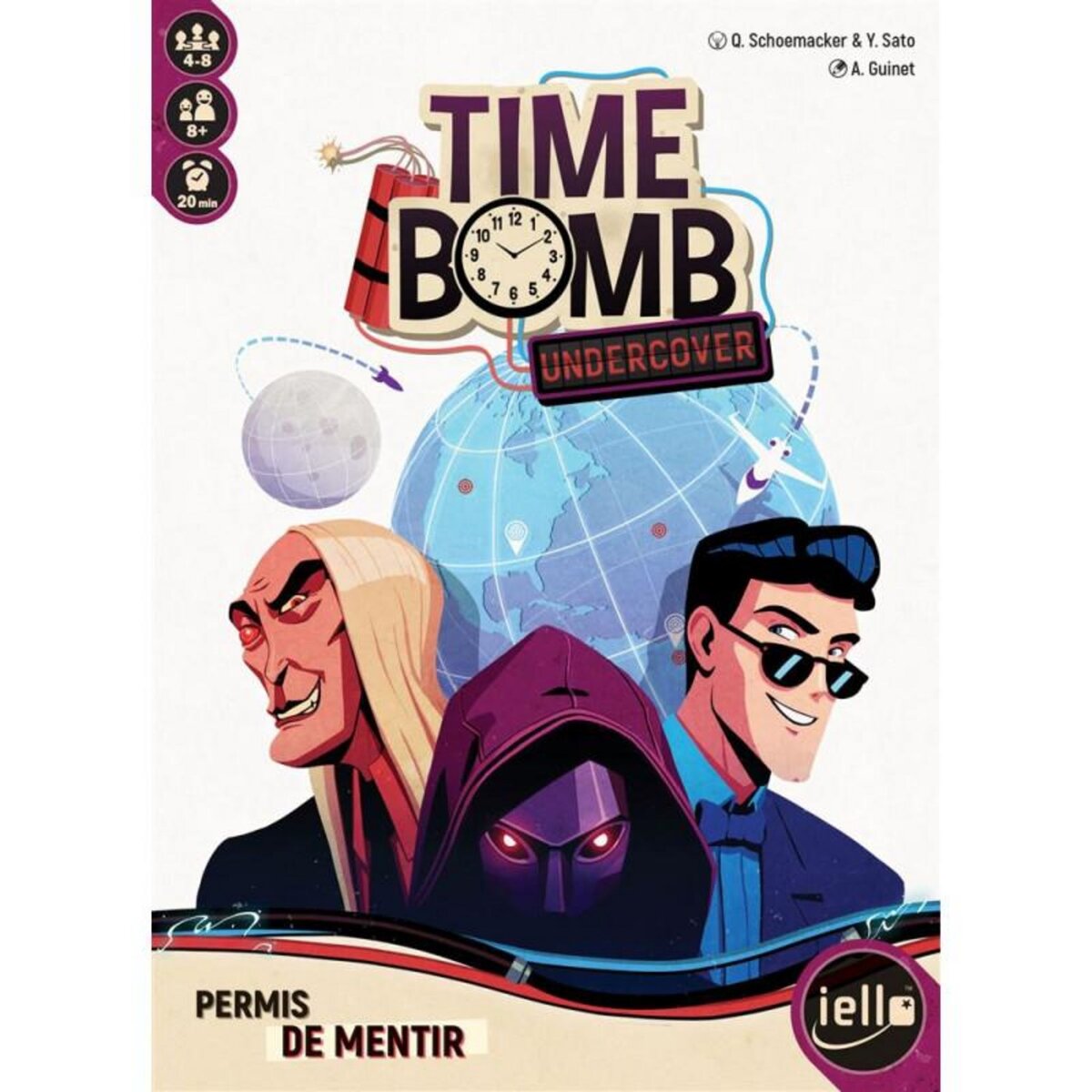 Iello Jeu d'ambiance Iello Timebomb Undercover