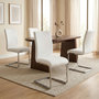 Voir la diapositive 2 : IDIMEX Lot de 4 chaises LETICIA, en synthétique