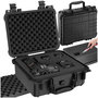 Voir la diapositive 1 : tectake Valise étanche pour appareil photo  noir M