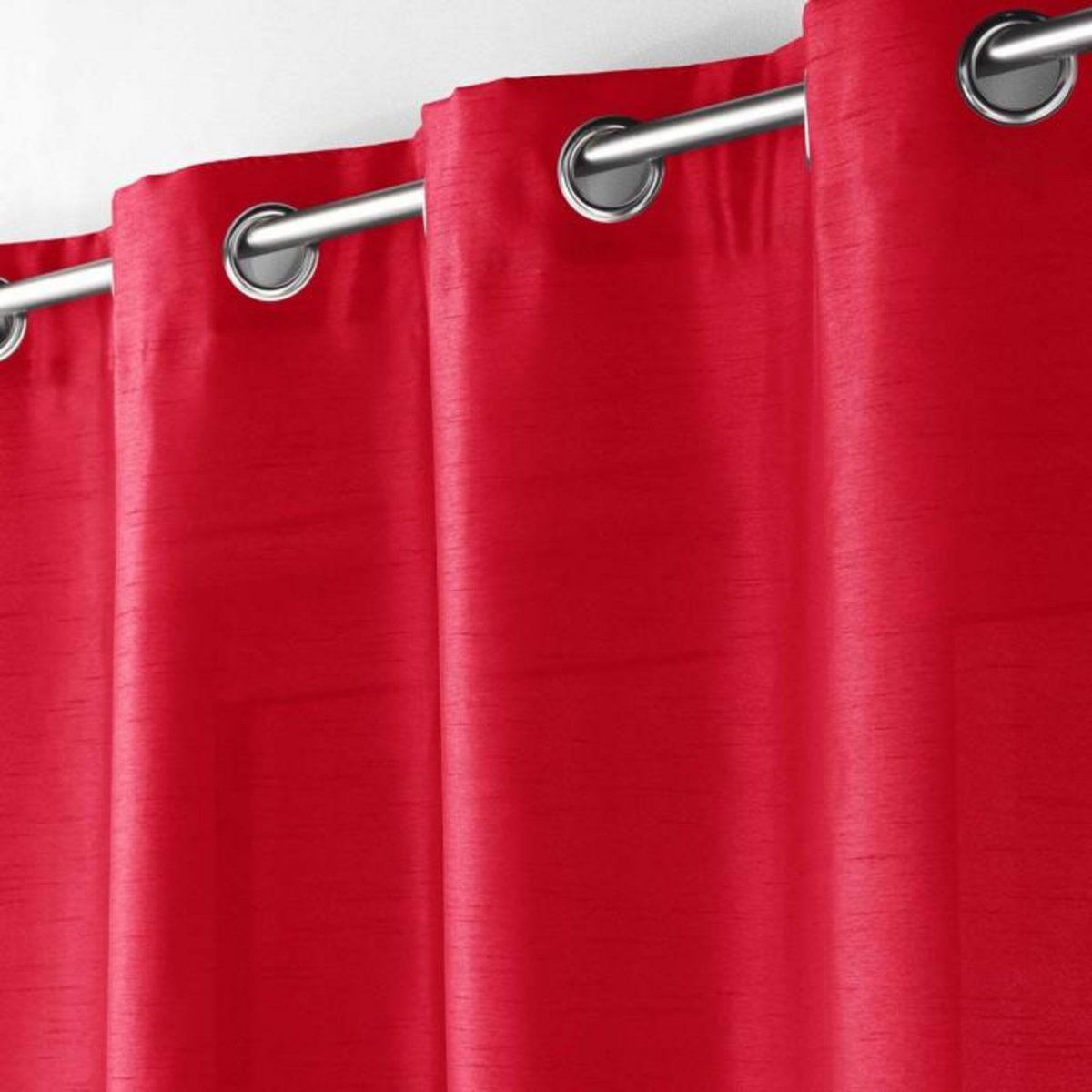 Paris Prix Rideau à Oeillets  Shana  140x240cm Rouge