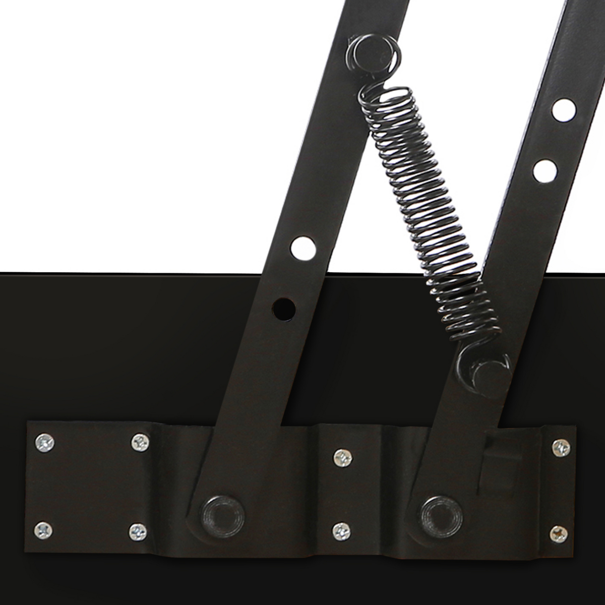 ID MARKET Table basse noire plateau relevable façon hêtre rectangulaire BOSTON design industriel