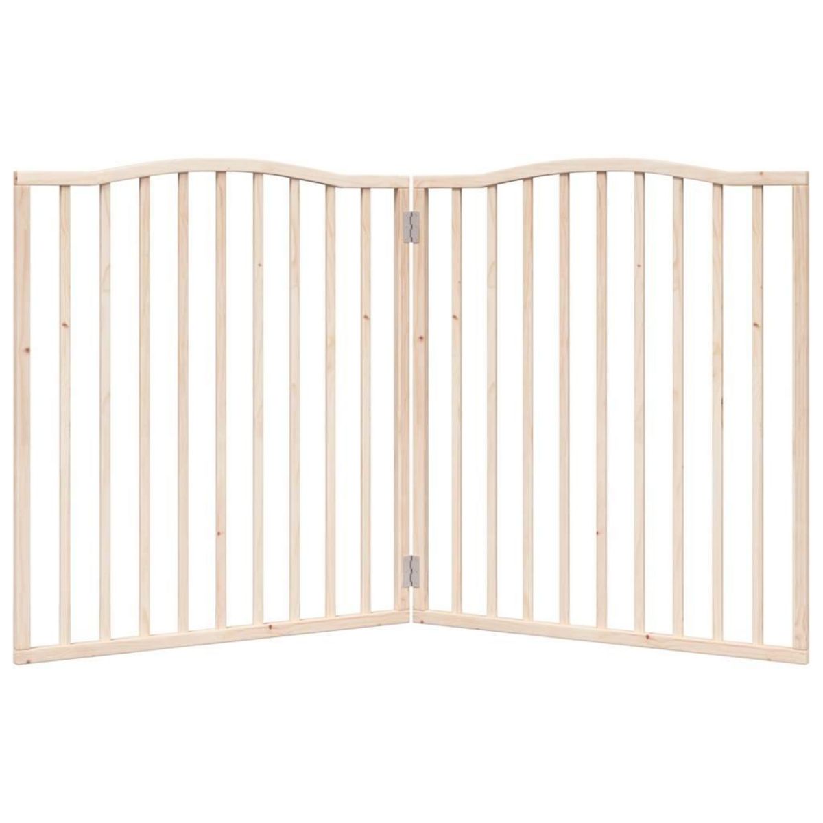 VIDAXL Barriere pour chien pliable 2 panneaux 160 cm bois de peuplier