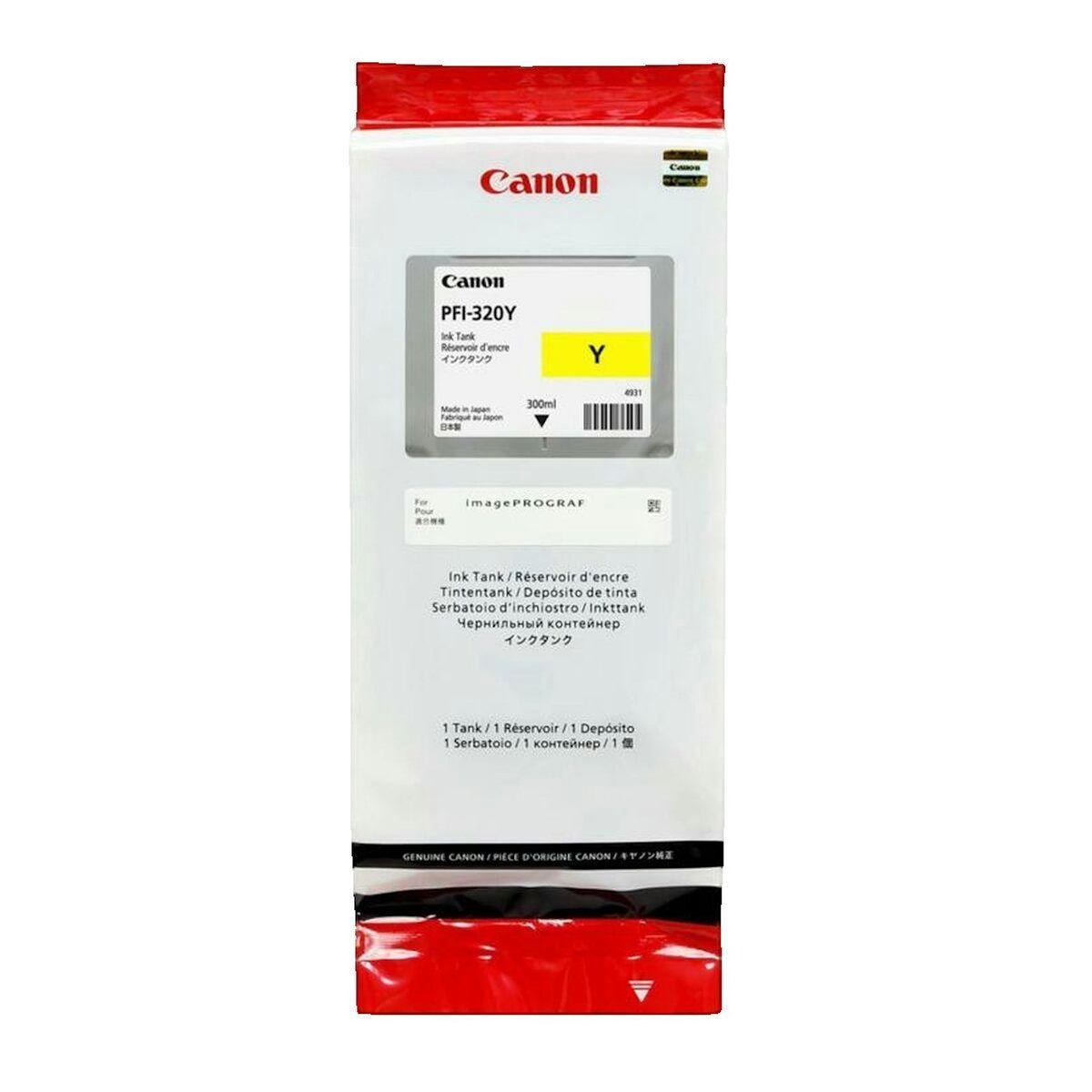 Canon Cartouche d'encre Canon PFI-320 Y - 300 ml - Jaune - Original