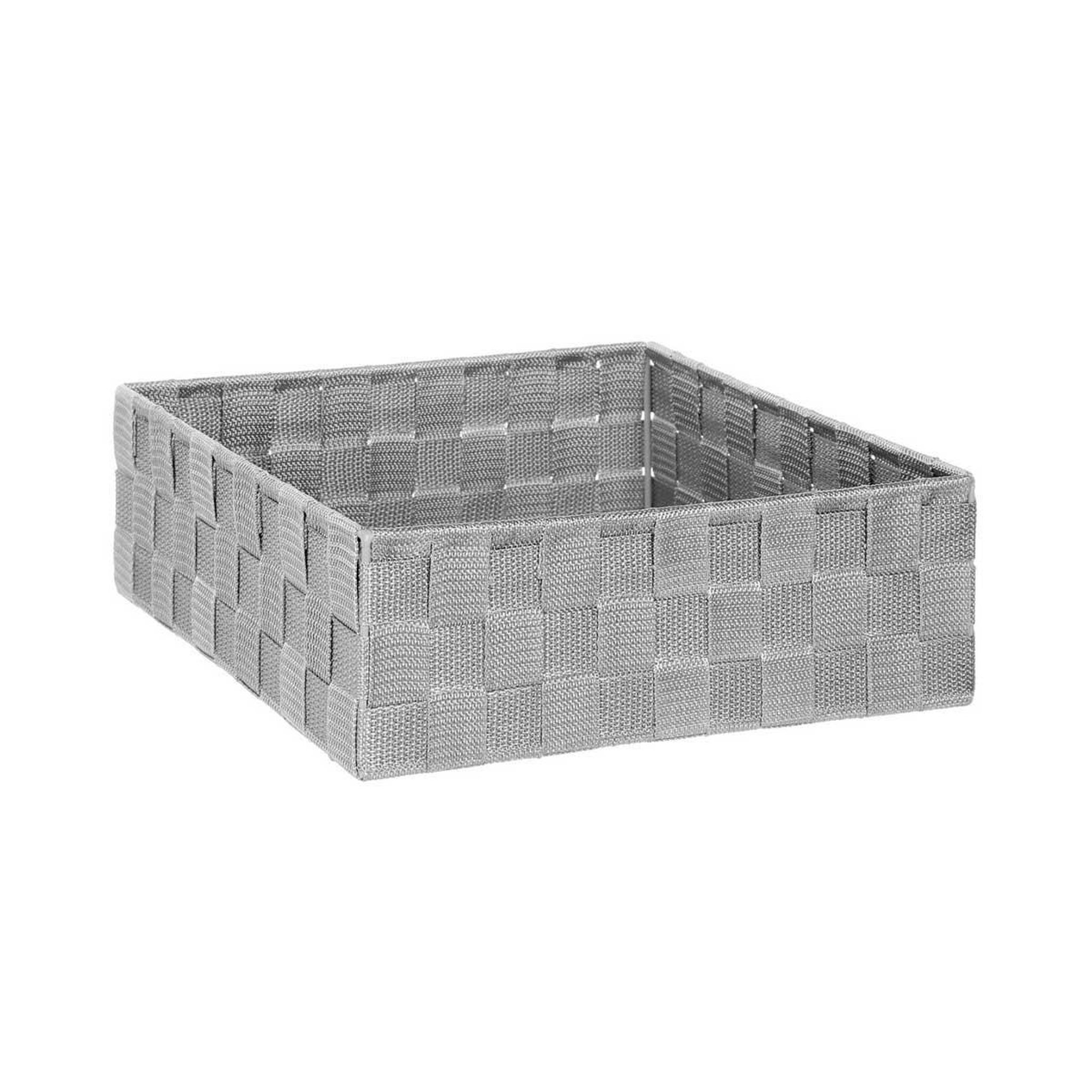 Voir la diapositive 2 : FIVE Lot de 4 Paniers de Rangement  Déco  28cm Gris Clair