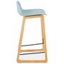 Voir la diapositive 3 : Paris Prix Tabouret de Bar Design  Toki  87cm Bleu & Naturel