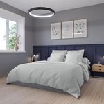 DODO Housse de couette Partition Satin de coton Coloris Acier. Coloris disponibles : Gris