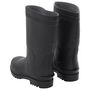 Voir la diapositive 5 : VIDAXL Bottes de pluie noir taille 41 PVC