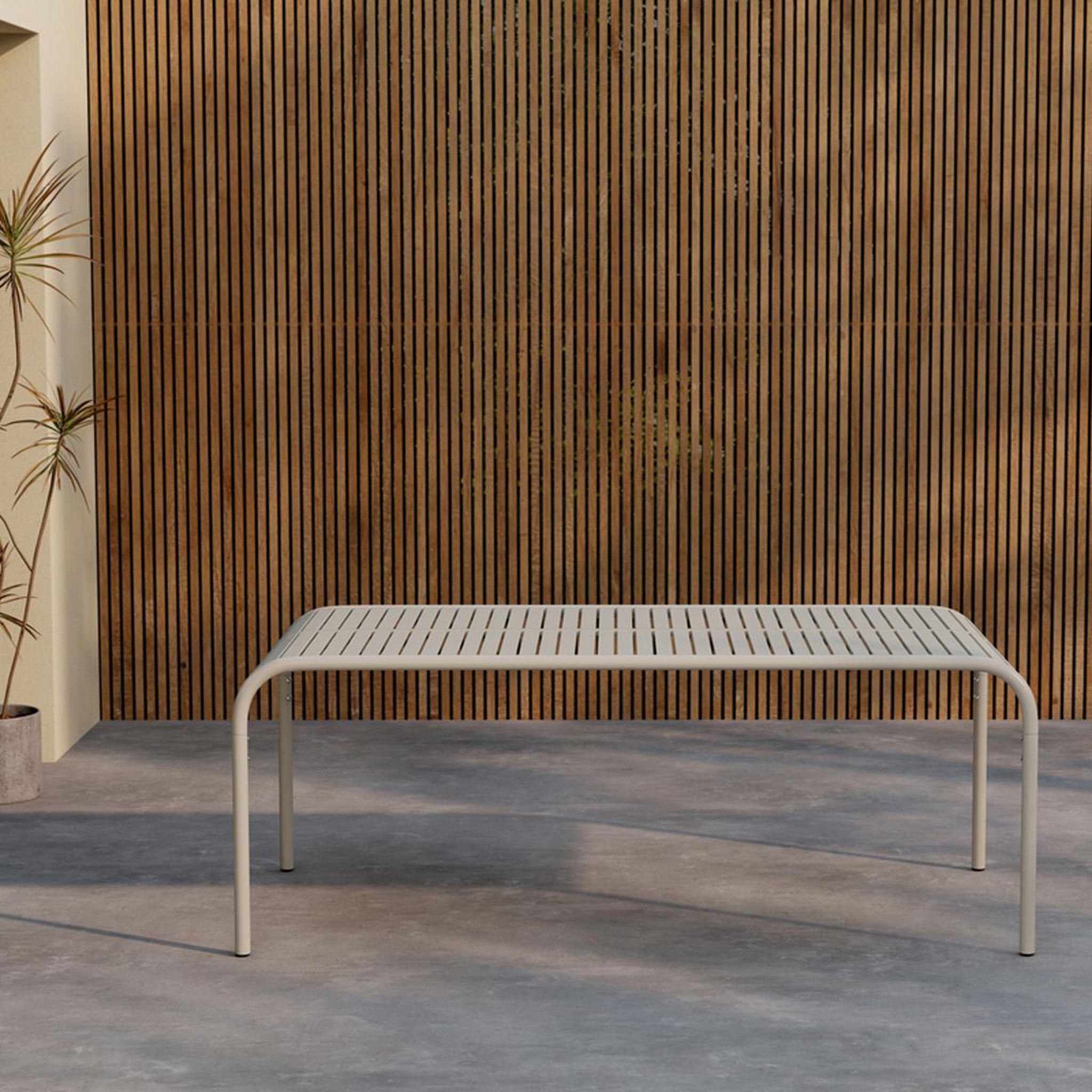 Voir la diapositive 5 : Paris Prix Table de jardin design  borneo  200cm beige