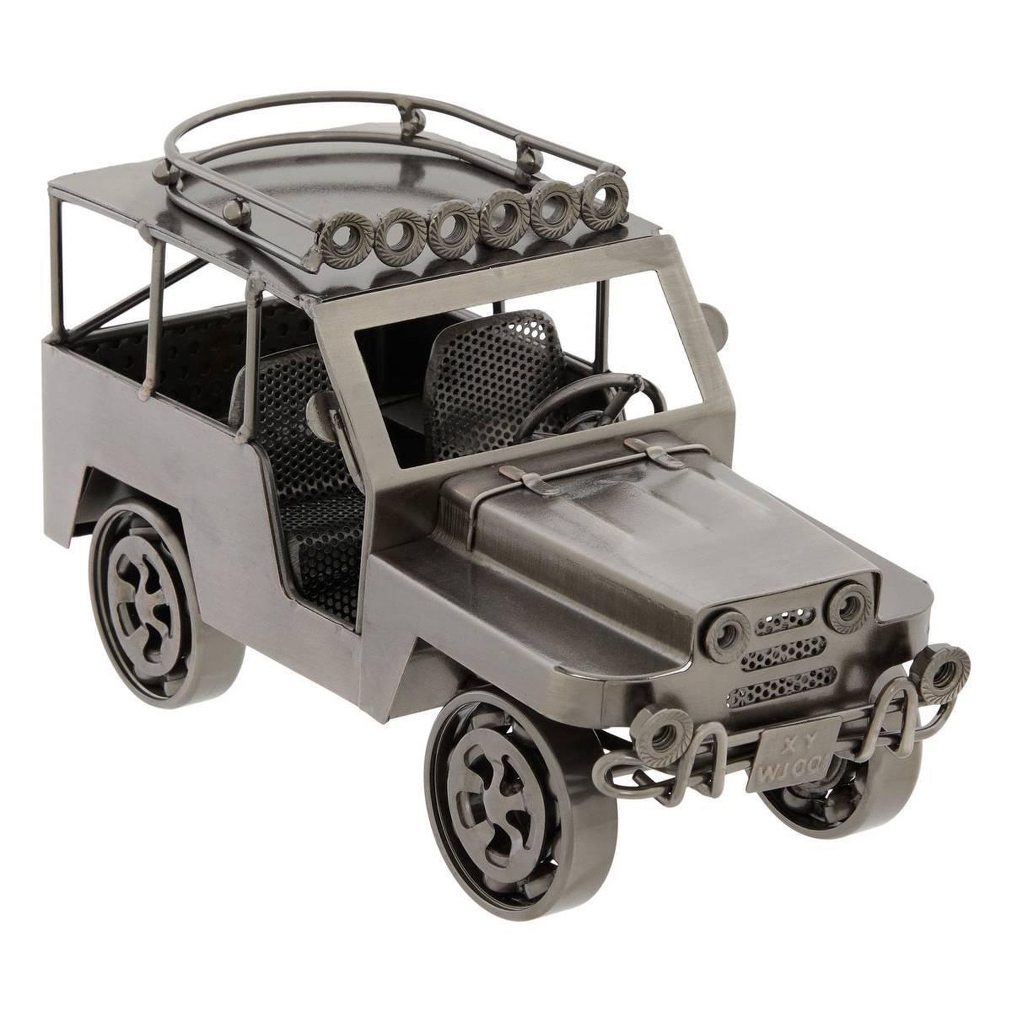 ATMOSPHERA Objet déco voiture 4×4  imran  24cm argent