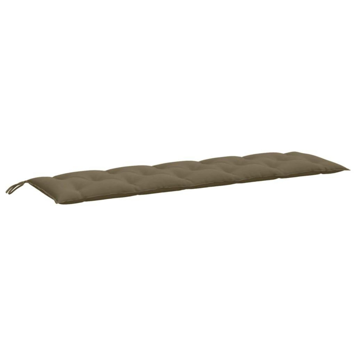 VIDAXL Coussin de banc de jardin taupe melange 180x50x7 cm tissu