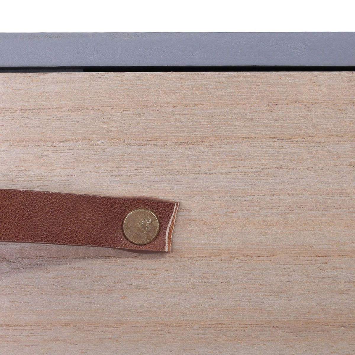 The Home Deco Factory Table de chevet Scandinave - 1 Tiroir - Gris