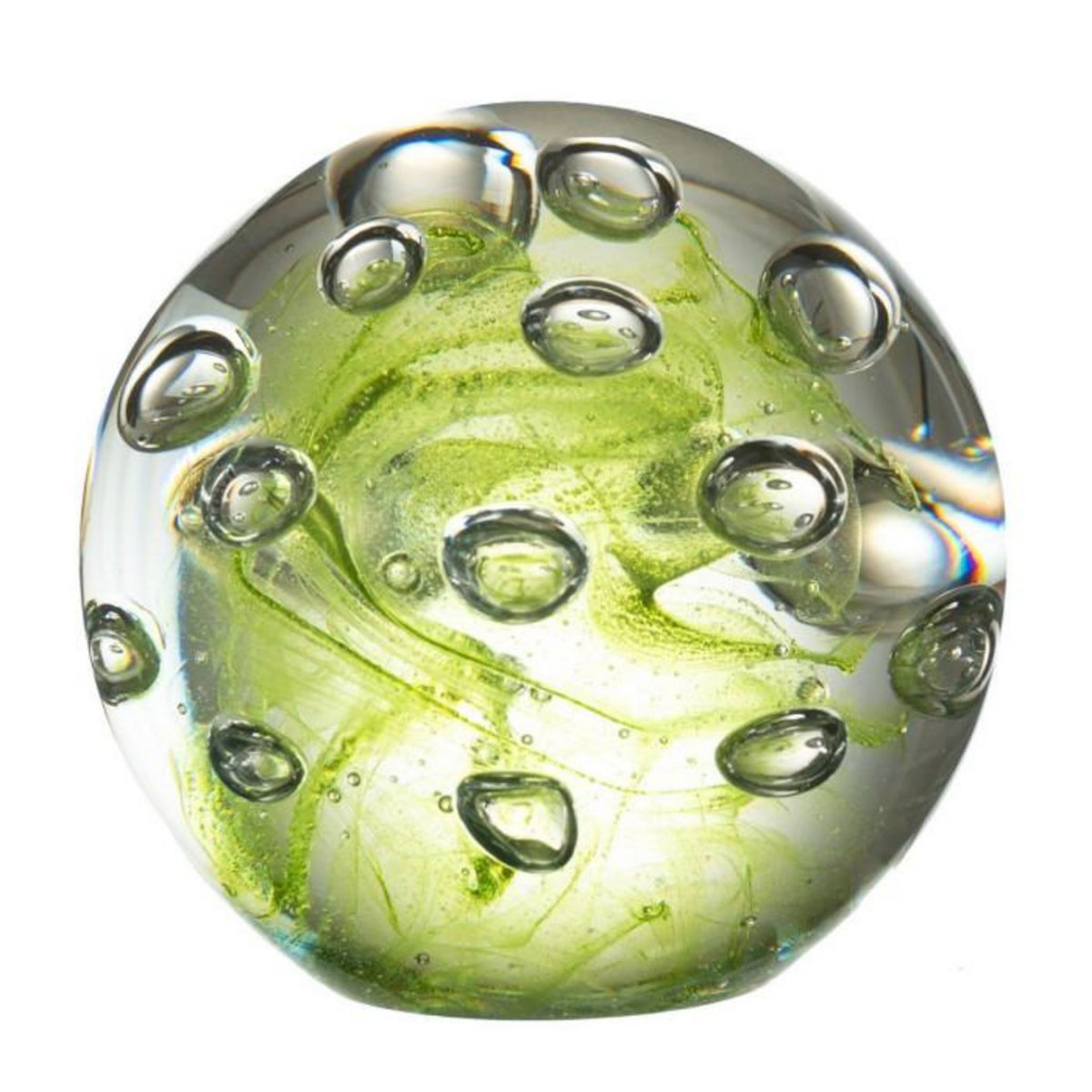 Paris Prix Presse-Papier Déco en Verre  Bulles  10cm Vert