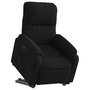 Voir la diapositive 3 : VIDAXL Fauteuil inclinable electrique noir tissu microfibre