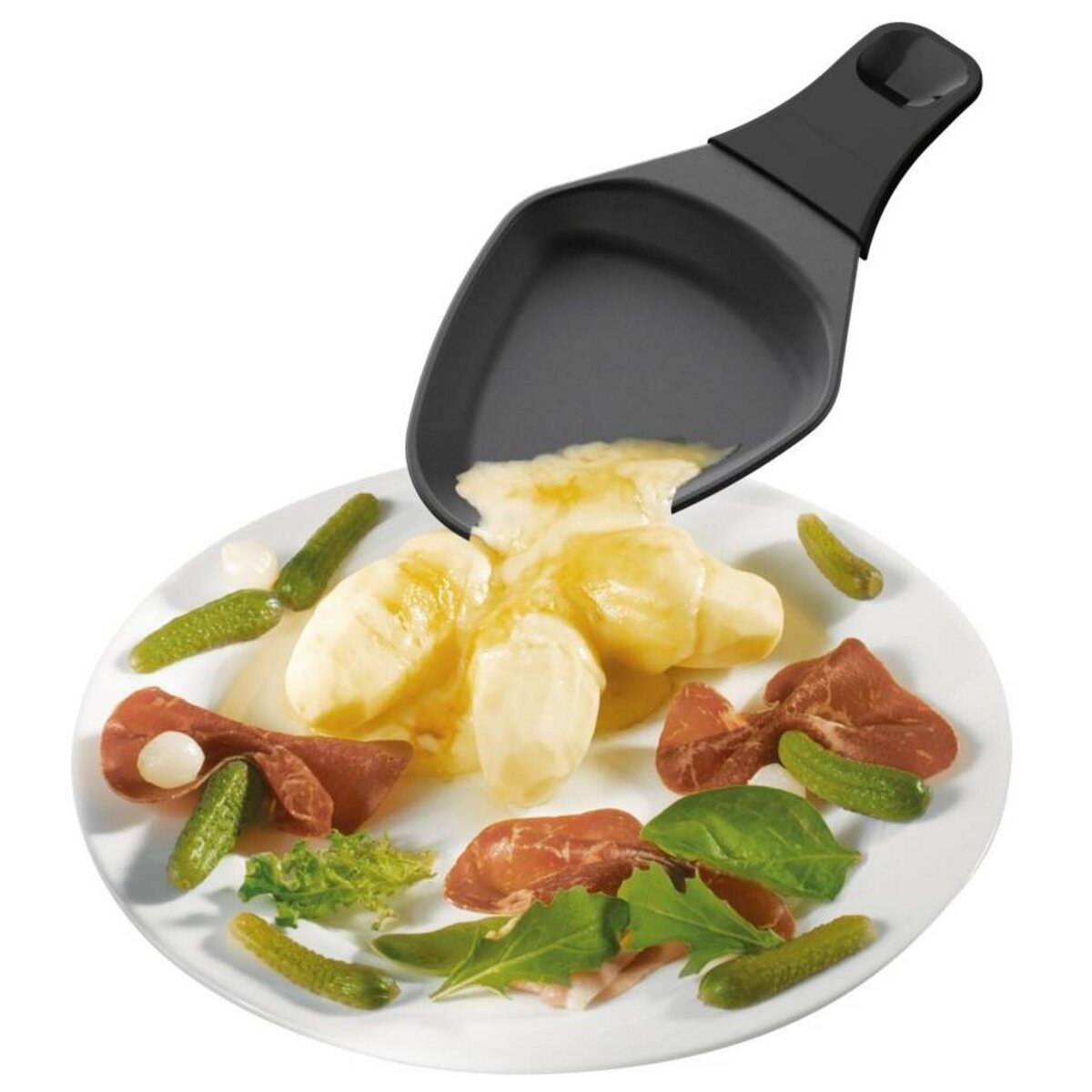 MOULINEX Appareil à raclette 6 personnes 700w + plancha + crêpière - re151812