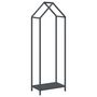 Voir la diapositive 2 : VIDAXL Portant de bois chauffage anthracite 40x25x120 cm