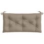 Voir la diapositive 5 : VIDAXL Coussins de banc jardin lot de 2 taupe 100x50x7 cm tissu Oxford