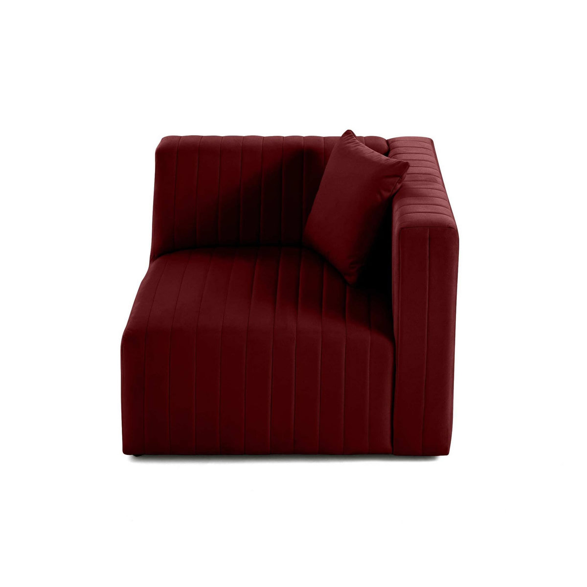 LISA DESIGN Nova - module d'assise droit - en velours