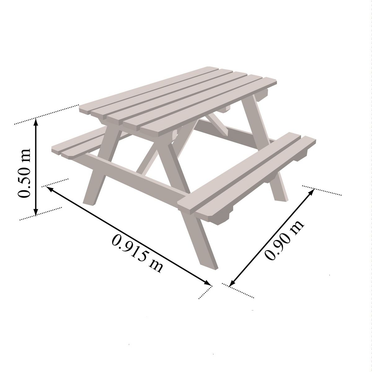 Soulet Table Pique-nique pour enfant