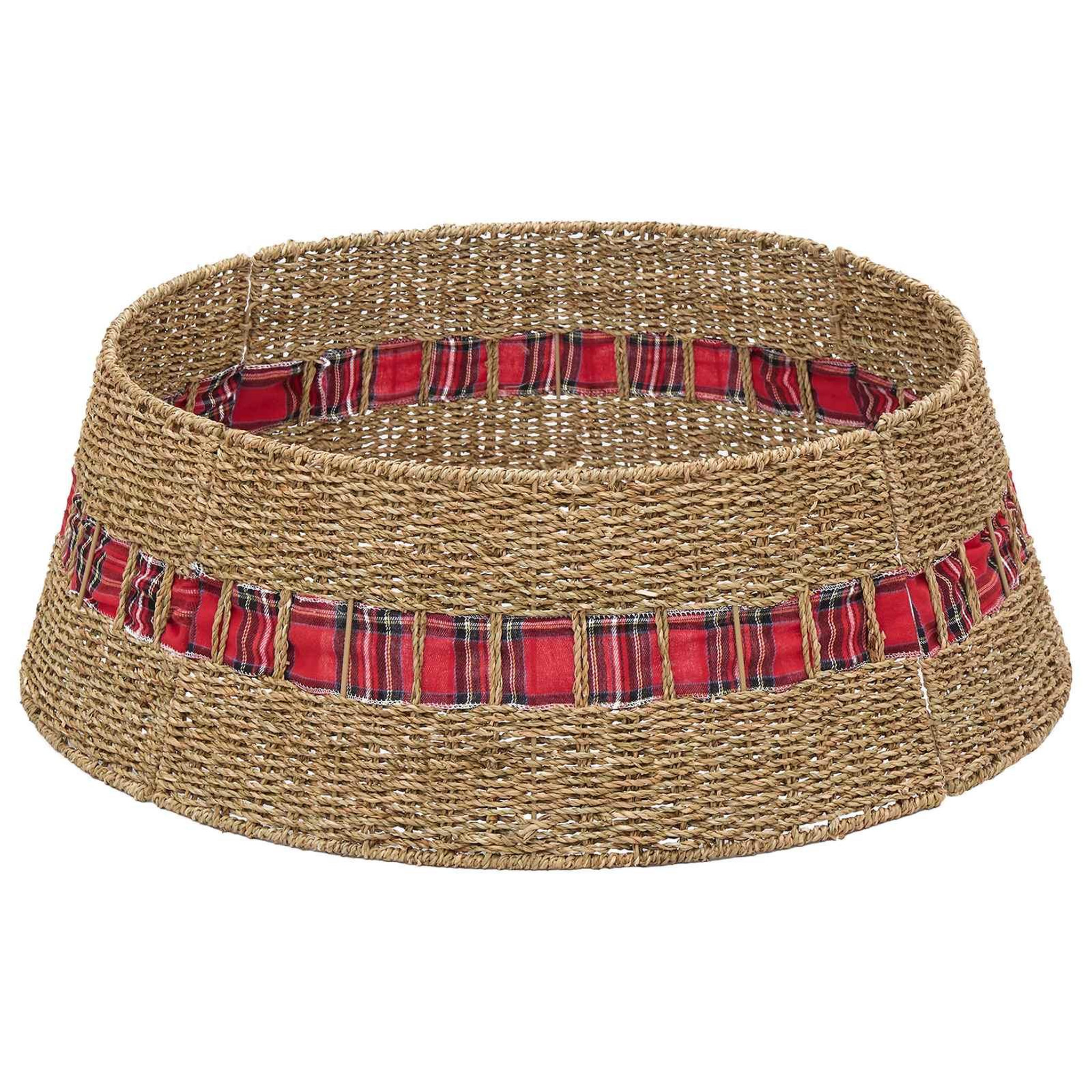 VIDAXL Collier de sapin de Noël Rond Naturel Diam. 75 x 25 cm