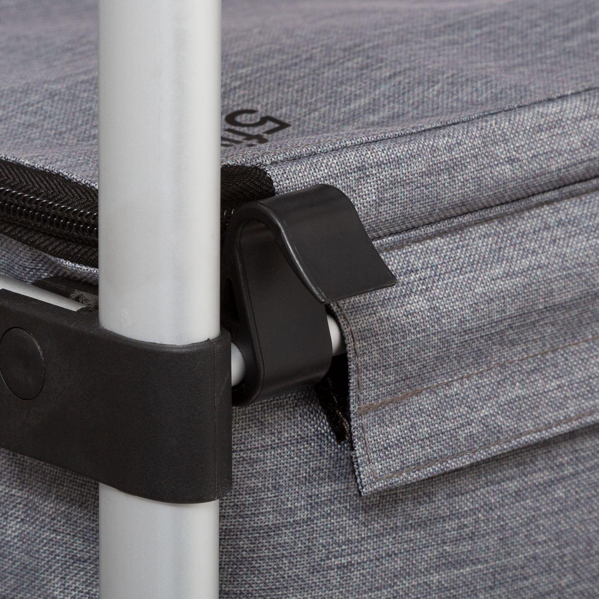 Voir la diapositive 3 : FIVE Chariot de marché isotherme 2 roues capacité 40L - Gris
