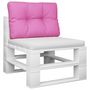 Voir la diapositive 3 : VIDAXL Coussin de palette rose 60x40x12 cm tissu