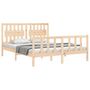 Voir la diapositive 4 : VIDAXL Cadre de lit sans matelas 160x200 cm bois massif de pin
