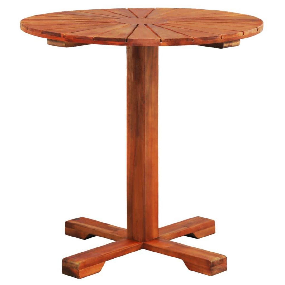 VIDAXL Table de bistro 70x70 cm Bois d'acacia massif